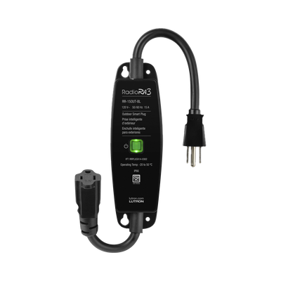 Enchufe Inteligente para Exterior / IP66 / 15A / 120V / Control por Voz / Wi-Fi / Compatible con Smart Bridge