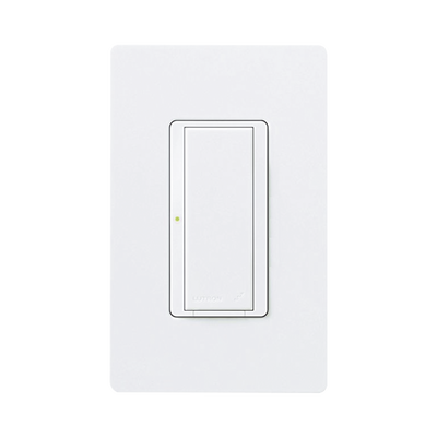 Switch Inalámbrico On/Off / Doble Voltaje 120V/277V / 8A Iluminación / 1/10HP 3A Motores / Sin Neutro Requerido / RadioRA 2