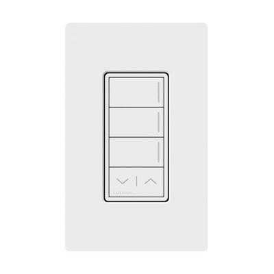 Teclado de Pared para Automatización / 3 Escenas Programables / Control de Subir/Bajar / Retroiluminado / Montaje Caja Estándar / Blanco