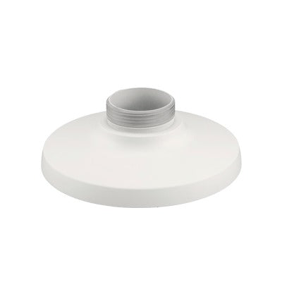 Adaptador tipo plato / Aluminio / Ø120 mm x 51.5 mm / 145 g / Ivory / Montaje pared, techo, parapeto