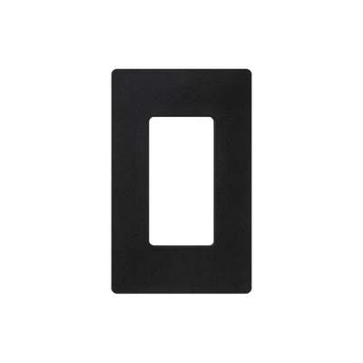 Tapa para Interruptor o Dimmer / 1-Gang / Acabado Satinado Negro / Perfil 7.6 mm / 4.7 x 2.9 x 0.3 in