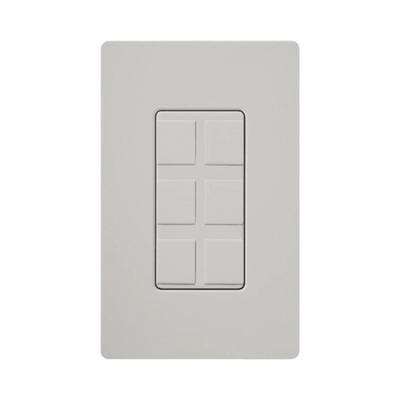 Caja de pared / 6 mini espacios / 12.00 in (1.0 ft) ancho / Perfil 0.30 in / Sin tornillos