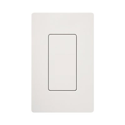 Placa ciega de pared / 4.69 in alto / 0.30 in perfil / Acabado satinado Snow