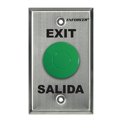 Botón Tipo Hongo / Color Verde / Relevador  NO, NC, COM