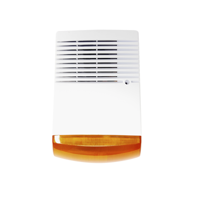 Sirena Estrobo para Exterior / 120 dB / IP65 / Luz Estroboscópica 12 VDC / Anti-Sabotaje
