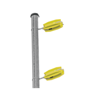 Aislador de Esquina para Cerco Eléctrico / 18 kV / Resistencia 7.5-10.2 kg / Anti UV / 66 mm x 31.6 mm