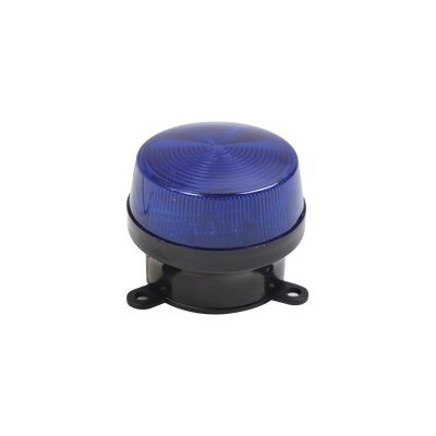 Estrobo de Señalización / 12 VCC / 90 Destellos por Minuto / Montaje de Brida 68 mm / Interior / Azul