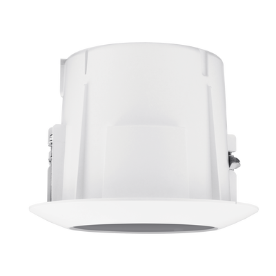 Adaptador de Montaje para Falso Plafón / Compatible con Cámaras PTZ Interiores / Instalación Tipo Flush / Modelos QNP-6250 y QNP-6320