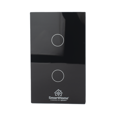Interruptor Inteligente / 2 Circuitos / ZigBee / 800 W por Canal / 100-250 V / 120 mm x 72 mm