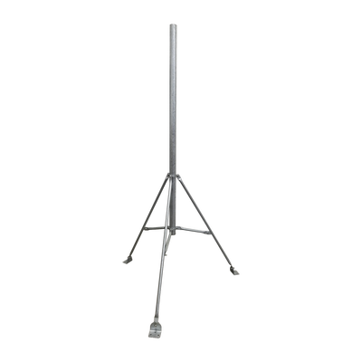 Tripié con Mástil / Tubo 2" / Altura 3 m (9.8 ft) / Acero Galvanizado en Caliente / ASTM A-36