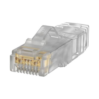 Plug RJ45 / Cat6A / UTP / 26 AWG / 50μin Oro / 100 Piezas
