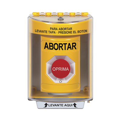 Botón de Abortar / Tapa Policarbonato Super Resistente / Girar para Restablecer / UL/cUL / -40°F a 250°F (-40°C a 121°C)