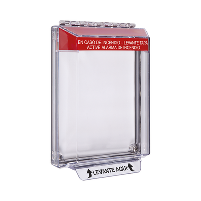 Cubierta Protectora / Policarbonato Transparente / Bajo Perfil ADA / Notificación 105 dB / UV Estabilizado / -40 a 121°C (-40 a 250°F)