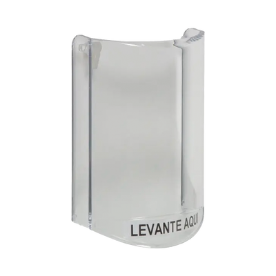 Cubierta protectora de policarbonato / Sin sonido / Texto en español / 135 x 89 x 45 mm / -40 a 120°F (-40 a 49°C) / UL y cUL conforme a ADA
