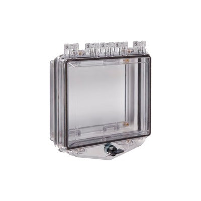 Caja Protectora de Policarbonato / Montaje de Pared / 133x198x74 mm / 5.2x7.8x2.9 in / Cubierta UV Resistente