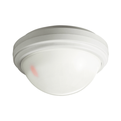 Sensor de movimiento / 360° de detección / Zoom variable / Montaje en techo / 18 m (60 pies) / 2.4 a 5 m (8 a 16 pies)