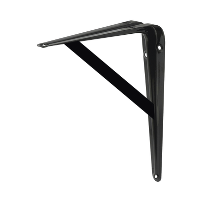 Ménsula de Acero Reforzado  13" x 20" ( 33 x 50.8 cm) /Color Negro.