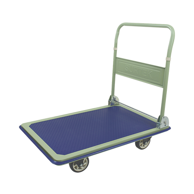 Carro Plataforma con capacidad 300 Kg / Base metálica resistente con protección plástic / 4 Ruedas TPR duraderas."