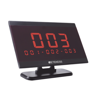 Pantalla receptora inalámbrica / 433.92 MHz / 100-200 m / 999 transmisores / 9 áreas / 328-656 pies