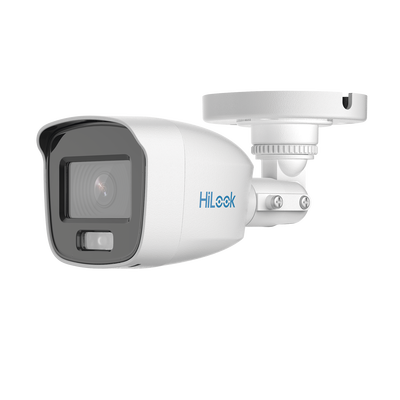 Bala TURBOHD / 2MP 1080p / Color 24/7 / Lente 2.8mm / Luz Blanca 20m (65.6 ft) / IP66 / Micrófono Integrado