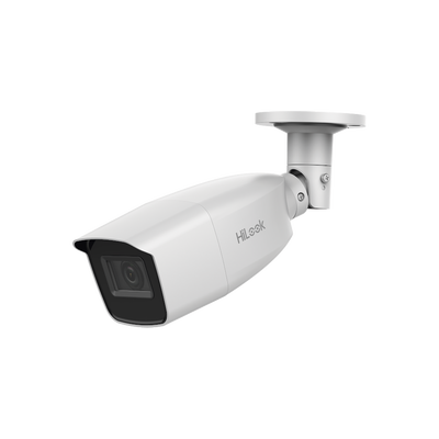 Cámara Bala TURBOHD / 2 Megapixel 1080p / Lente Varifocal 2.8-12 mm / IR EXIR 40 m (131.2 ft) / IP66 / Multiprotocolo TVI-AHD-CVI-CVBS / -40°C a 60°C
