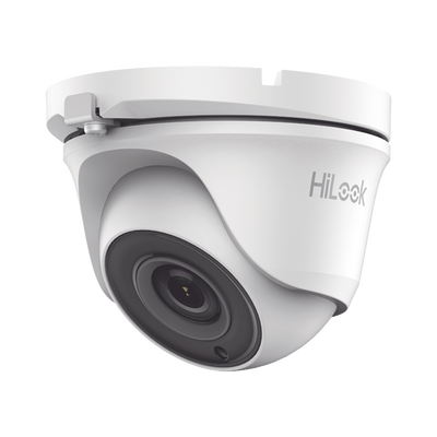 Cámara Turret TURBOHD / 2 Megapixel 1080p / Lente 2.8 mm / Ángulo 103° / IR EXIR 20 m (65.6 ft) / 4 Tecnologías Seleccionables / IP66 / Metal