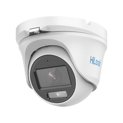 Cámara Turret TURBOHD / 2 Megapixel / Color 24/7 / Luz Blanca 20 m (65.6 ft) / Ángulo 102° / Micrófono Integrado / IP66