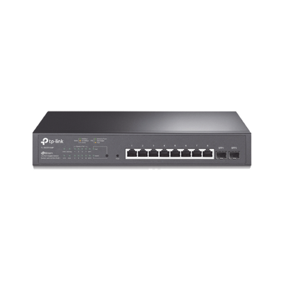 Switch PoE Administrable / 8 Puertos Gigabit PoE+ / 2 Puertos SFP / 150W / SDN / Montaje en Rack