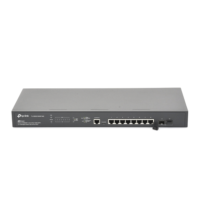 Switch Administrable L2+ / 8 Puertos PoE+ MultiGigabit 2.5G / 2 Puertos SFP+ 10G / Presupuesto PoE 240W / Rendimiento 80 Gbps / Montaje en Rack
