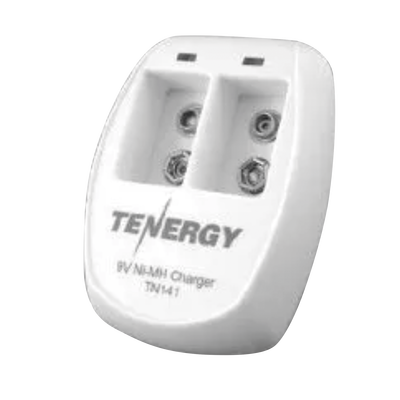 Cargador de Baterías / 2 Bahías / Ni-MH 9V / Corte Automático 5 h / Entrada 100-240V AC / Indicadores LED