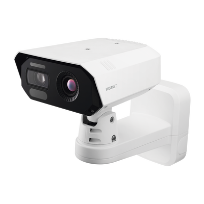 Cámara Bullet IP Bi-Spectral / Visible 8MP / Térmica 640 x 480 / Lente Térmico 25 mm / Lente Visible Motorizado 10.9-29 mm / IP67 NEMA 4X / IR 583.4 m (1914 ft)