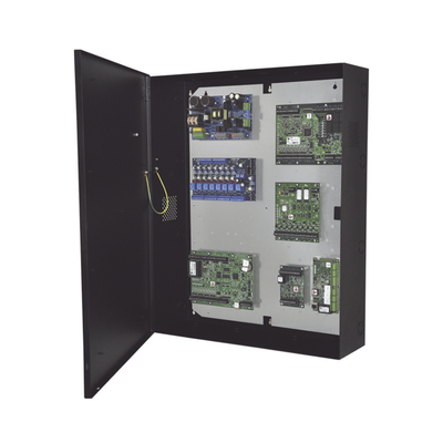 Gabinete de seguridad integrada / Acero 16 AWG / Backplane extraíble / 4 baterías 12VDC/7Ah / Compatible Mercury y socios líderes