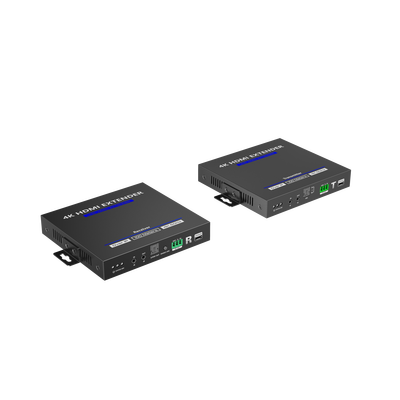 Extensor HDMI sobre IP / 4K@60Hz / Cero Latencia / 100 m (328 ft) / IR Bidireccional / RS-232 / ARC / Salida Loop / IPColor