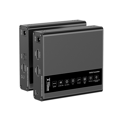 Extensor HDMI / 4K@60Hz / Sin Compresión / Cero Latencia / 70 m (229.7 ft) / Cat 6/6a/7 / PoC / IR Bidireccional / HDR10