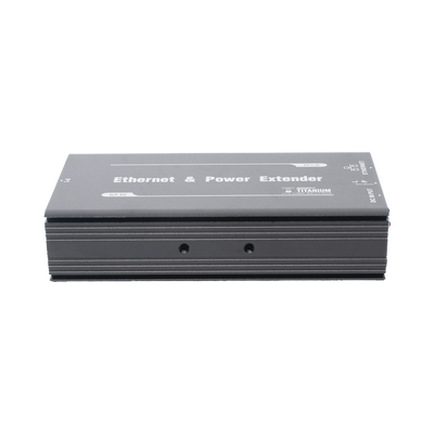 Receptor PoE Extensor / 1 Puerto / Alcance 600 m (1968.5 ft) / 60 W / 100 Mbps / Cascada 4 Nodos / Cat 5e/6