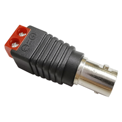 Conector Adaptador / BNC Hembra a Terminales Tipo Tornillo / 5.5 x 2.5 mm / -20°C a 60°C