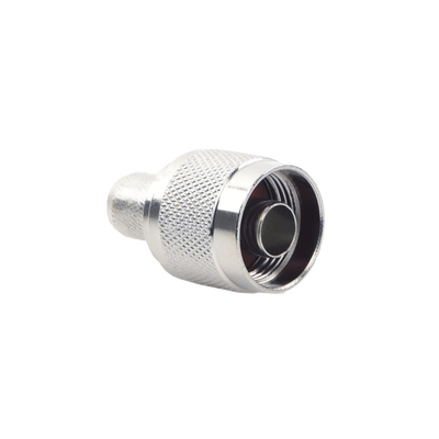 Conector Coaxial N Macho / 75 Ohm / Montaje en Línea / RG-11 / Contacto Oro / Aislante Teflón