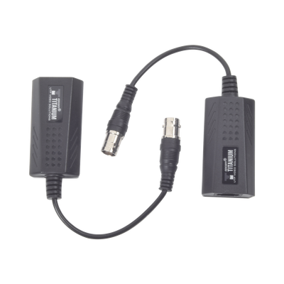 Extensor IP Pasivo / Conversión Ethernet sobre Coaxial / Alcance 200 m (656.2 ft) / 10 Mbps / Protección Sobretensiones 2 kV / Sin Alimentación Externa