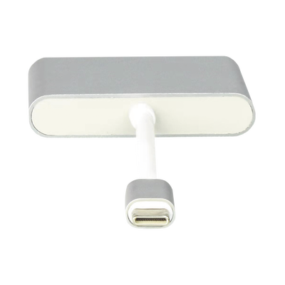 Adaptador Multipuerto USB-C / HDMI 4K / USB 3.0 5 Gbps / Carga PD 65W / 3-en-1 / Plug and Play