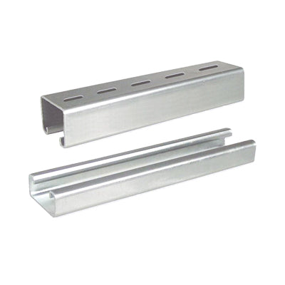 Unicanal liso / 4x2 cm / 3000 mm (9.84 ft) / Calibre 16 / ElectroZinc