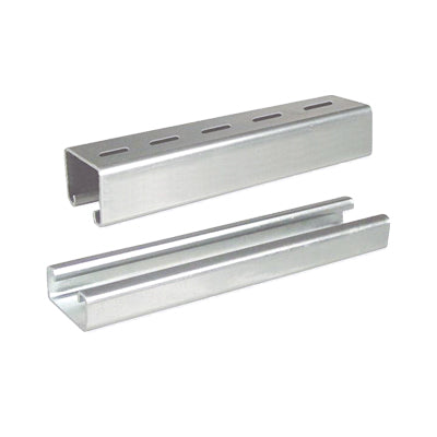 Unicanal Perforado / 4x4 U10 / 3000 mm (9.84 ft) / Acabado ElectroZinc
