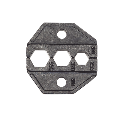 Matriz Ponchadora / Conectores F / RG59 y RG6 / Engarce Hexagonal Triple / 0.255'' × 0.320'' × 0.350'' / 64 g