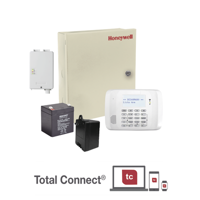 Kit de Panel de Alarma / 40 Zonas Inalámbricas / Comunicador GSM 4G LTE / Encriptación de Datos / Integración Total Connect