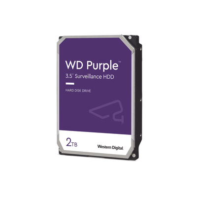 Disco Duro para Videovigilancia / 2 TB / SATA III 6 Gb/s / 256 MB Caché / 3.5 Pulgadas / 64 Cámaras / 5400 RPM