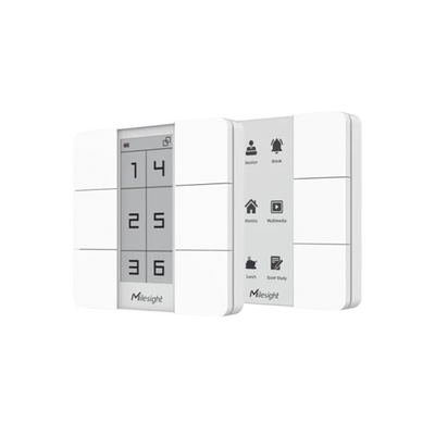Panel de Escenas LoRaWAN / 6 Botones Programables / Display Digital / Alcance 15 km (49,212 ft) / Batería 3 Años