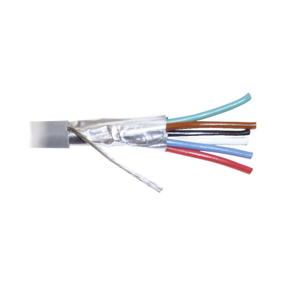 Bobina de Cable / 8 Conductores / 22 AWG / 305 m (1000 pies) / CMR / Blindado / -20°C a 60°C / 3.7 mm