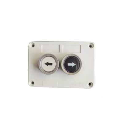 Botonera Doble Para Barreras Vehiculares, Operadores Corredizos y Abatibles.