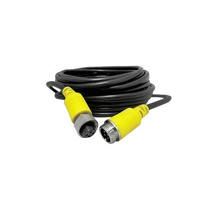 Cable de extensión / 5m (16.4 ft) / Conector aviación 6 pines / IP y AHD / Reforzado vehicular