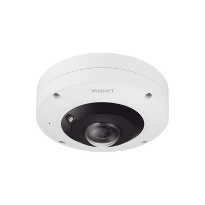 Cámara Fisheye IP 12 Megapixel / WDR 120dB / Detección IA Personas-Vehículos / IP66 IK10 NEMA 4X / Lente 1.08mm / Audio Analítico