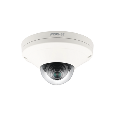 Cámara IP Mini Domo Antivandálico / 2 Megapixel / WDR 150 dB / Lente 2.8 mm / H.265 & WiseStream II / Videoanalíticos Avanzados / IP66